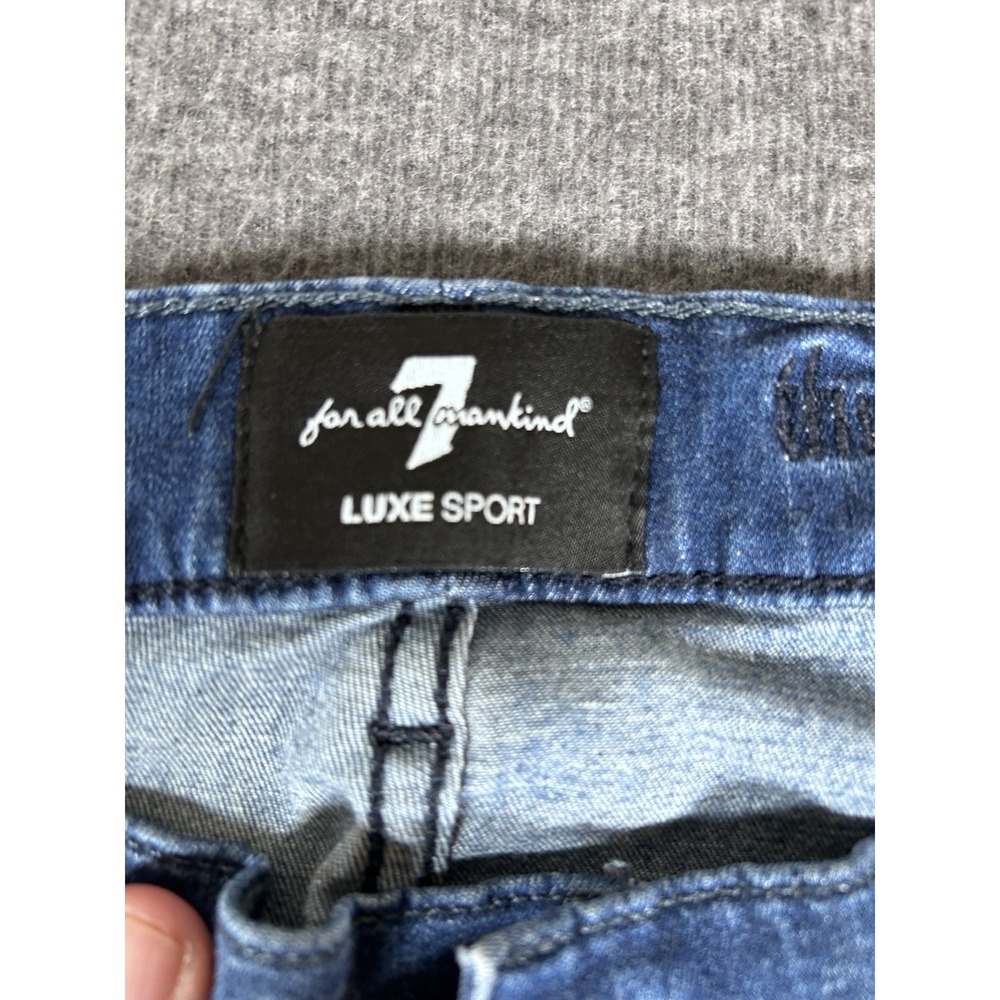 7 For All Mankind Jeans Men 38x28 Standard Luxe Performance - Picture 2 of 8